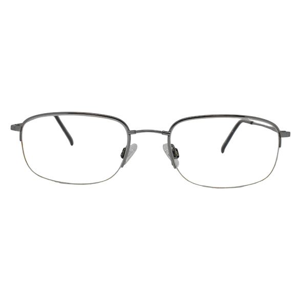Flexon 606 By Marchon LT Gunmetal 54-19-140mm Eyeglasses FRAMES ONLY - VERY GOOD - Picture 1 of 12
